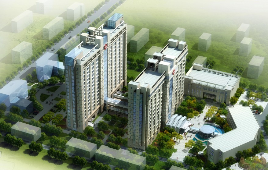 陜西省寶雞市中心醫院使用景泰源LED平板凈化燈